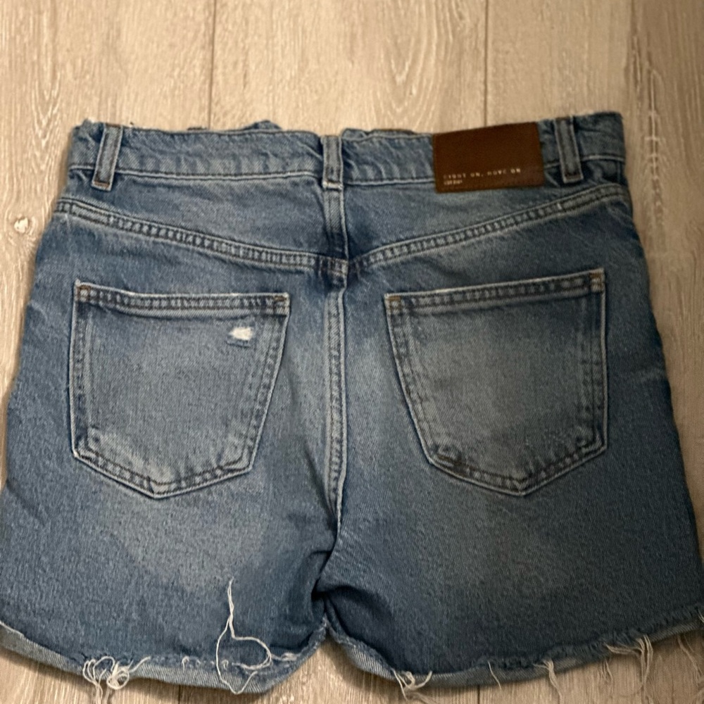 Zara high rise shorts